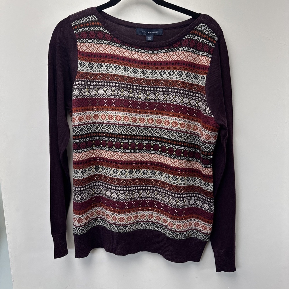 tommy hilfiger womens‎ sweater size large new